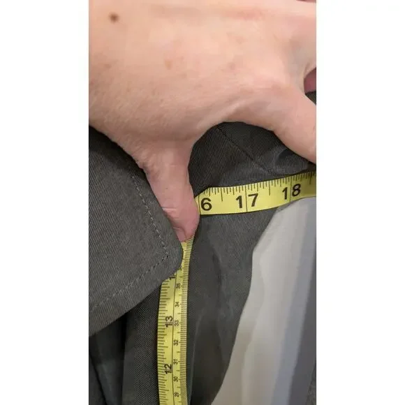 Club Monaco 'Ellayne' Trench Coat Seaweed Green Neutral Classic - Size S - Picture 7 of 9